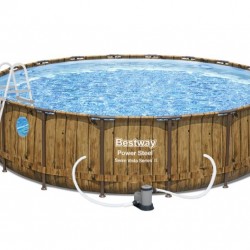 Piscina Power Steel Wood Swim Vista 549 x 122 cm cu accesorii Piscina Power Steel Wood Swim Vista 549 x 122 cm cu accesorii
